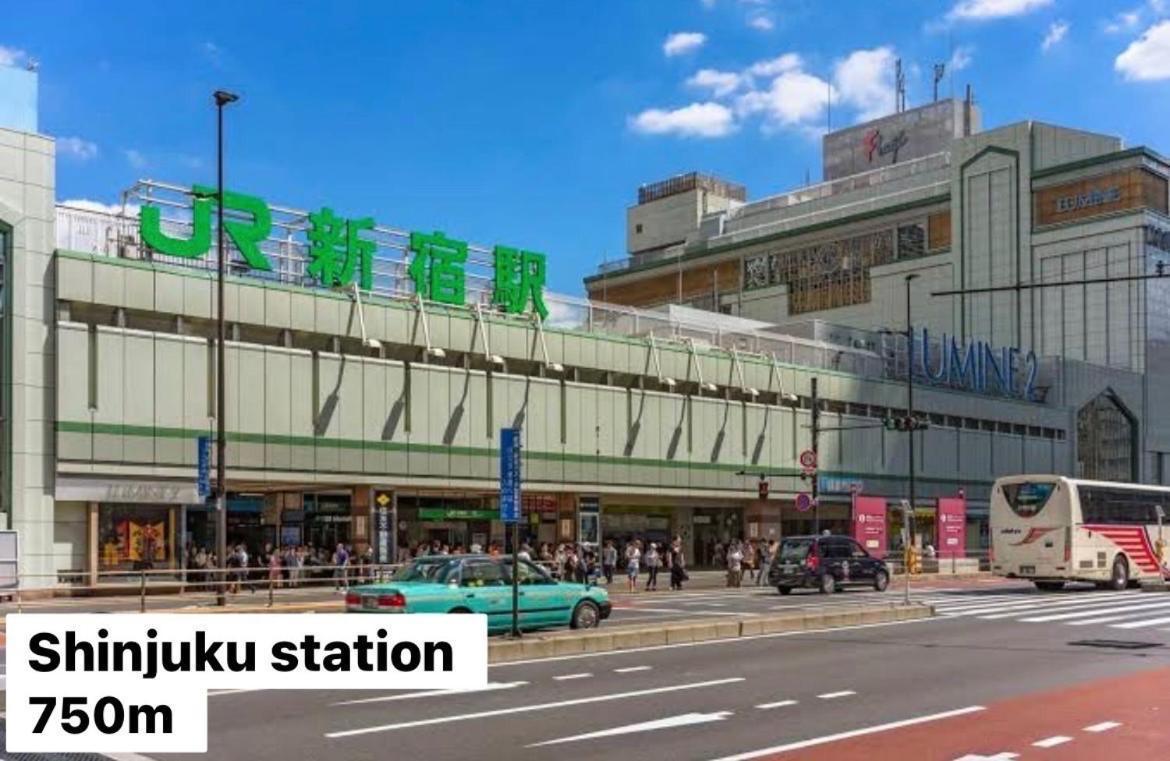 #8 3Mins To Station 1Stop To Shinjuku Central Shinjuku Apartment With Plenty Of Sunlight Tokió Kültér fotó